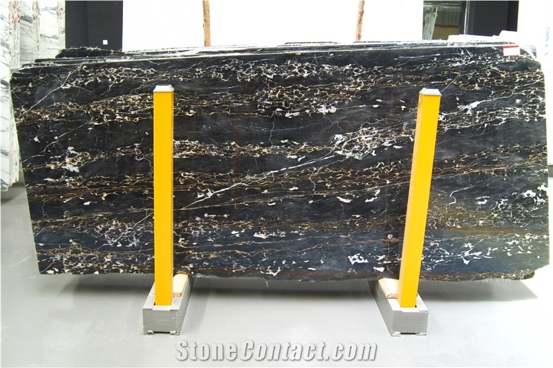 Portoro Marble / China Black Marble Slabs & Tiles, Marble Floor Covering Tiles,Marble Skirting, Marble Wall Covering Tile